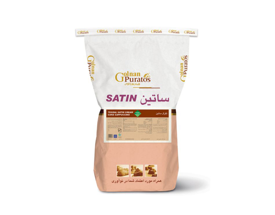 تگرال ساتین ساده گلنان پوراتوس  20 کیلوگرمی (عمده) 